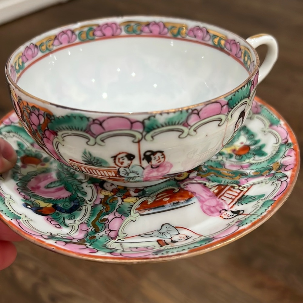 ACF Hong Kong porcelain cup saucer